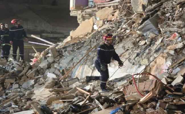 انهيار بناية سكنية قديمة يخلف جريحا بحسين داي بالعاصمة