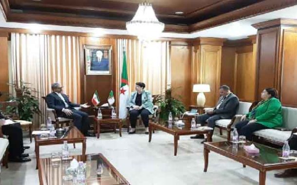 استقبال طافر السفير الإيراني