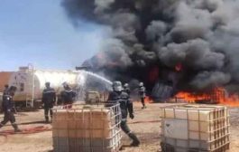 نشوب حريق في مستودع للنفايات بالجلفة