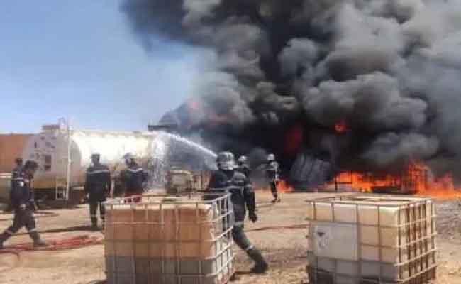 نشوب حريق في مستودع للنفايات بالجلفة