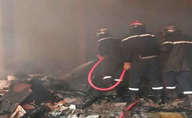 نشوب حريق في محل لبيع الأثاث يخلف مصابين ببشار