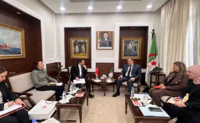 رزيق يتباحث مع السفير التركي تعزيز الشراكة التجارية بين البلدين