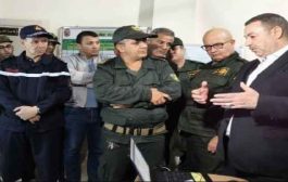 سعيود يعاين سير جهود التحكم في حرائق الغابات من بلدية حجرة النص