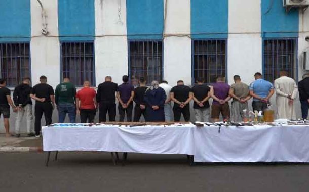 توقيف 19 شخصا تورطوا في الاعتداءات والسرقة والمخدرات بالبليدة