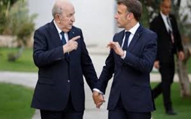 فضيحة الشاذ تبون على القنوات الدولية والاروبية وبطلها الديك الفرنسي الرئيس ماكرون...