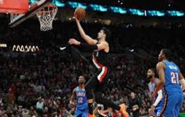 NBA...تريل بليزرز يلحق بثاندر الخسارة الأولى في دوري السلة الأمريكي