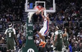 NBA...بيستونز يهزم بيسرز ليعادل رقمه القياسي بالفوز في 13 مباراة على التوالي