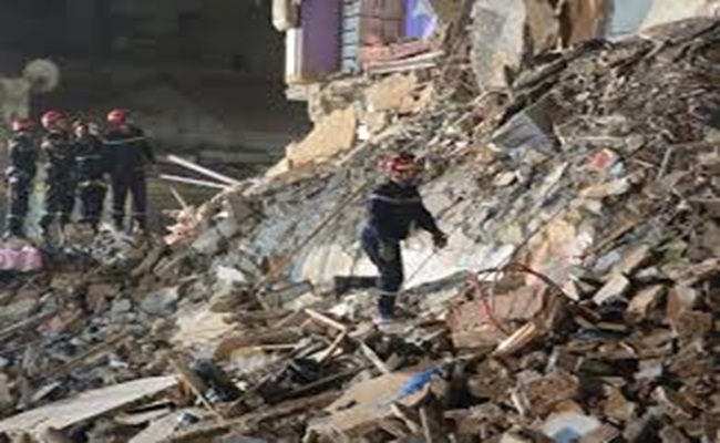 العاصمة...ضحية في انهيار بناية سكنية بحسين داي