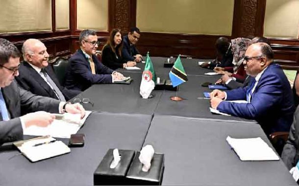 عطاف يجري محادثات ثنائية مع نظيره التنزاني