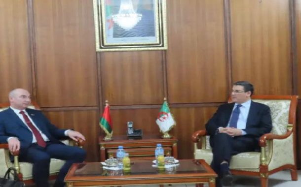 آيت مسعودان يستقبل نظيره البيلاروسي لتوسيع مجالات التعاون الصحي