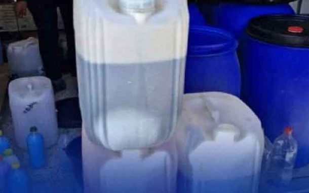 حجز أزيد من 5 آلاف لتر من مواد التنظيف مجهولة المصدر بعين الدفلى