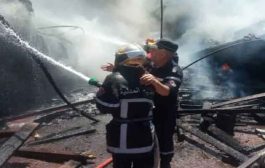 نشوب حريق في خمسة محلات تجارية بالحراش في العاصمة