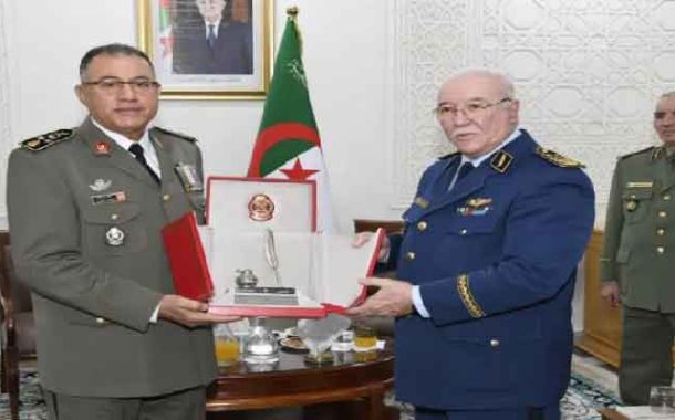 اللواء بن بيشة يستقبل رئيس أركان جيش البر التونسي