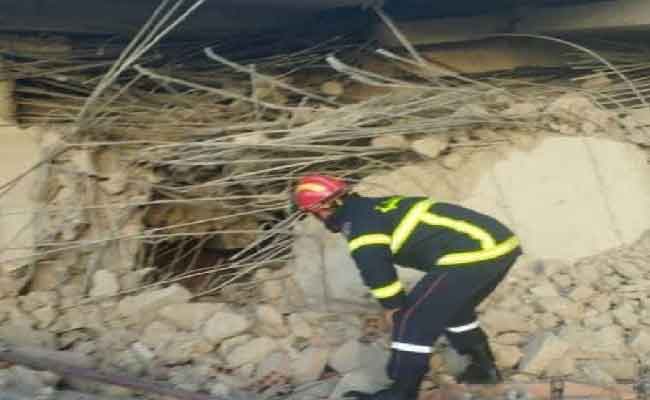 انهيار بناية قيد الإنجاز يخلف مصابين بالشلف