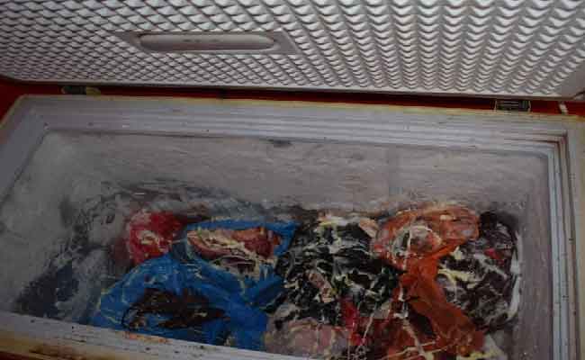 إتلاف أكثر من 168 كلغ من اللحوم الحمراء غير الصالحة للاستهلاك بالشلف