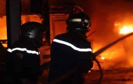 نشوب حريق في مستودع لتخزين البلاستيك بالعاصمة