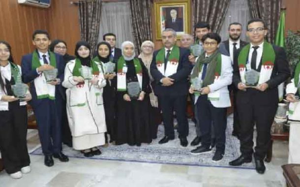 وزير التربية يستقبل رئيسة برلمان الطفل ونوابها