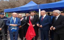 وليد يعاين  مشروع مسمكة من الصنف 2 بميناء هنين في تلمسان