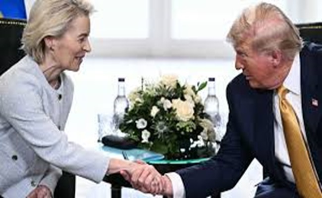 ترامب يهاجم ويحذر الاتحاد الأوروبي