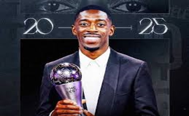 عثمان ديمبيلي يتوج بجائزة THE BEST أفضل لاعب في العالم 2025