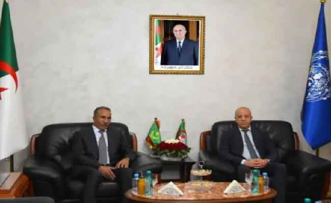 بداوي يستقبل نظيره الموريتاني