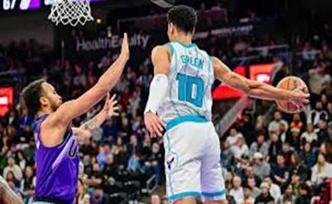 NBA…هورنتس يحرز 24 رمية ثلاثية في فوزه الساحق على جاز بدوري السلة الأمريكي