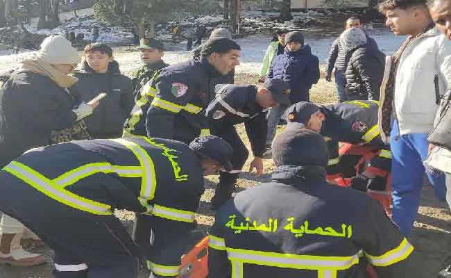 تحذير المواطنين بالبليدة أثناء تواجدهم بالمناطق الثلجية