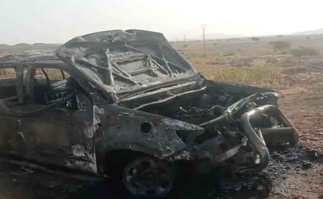 احتراق سيارة يخلف 3 قتلى بتبسة