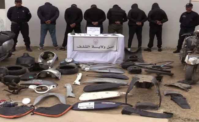 الإطاحة بشبكة إجرامية تحترف سرقة الدراجات النارية بالشلف