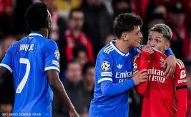 رسميًا: إيقاف بريستياني بعد حادثة فينيسيوس جونيور