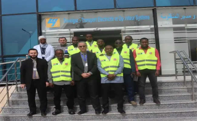 بعثة من الشركة النيجرية للكهرباء تزور المركز الوطني للتحكم