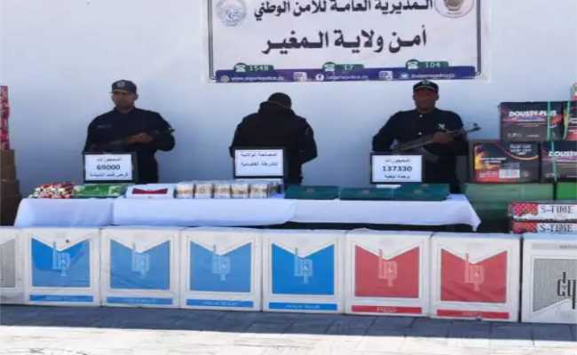 توقيف شخص متلبسا بأزيد من 137 ألف وحدة تبغية و 69 ألف قرص فحم الشيشة بالمغير