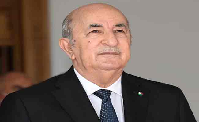 تبون يتبادل تهاني عيد الفطر مع نظيريه التونسي والموريتاني