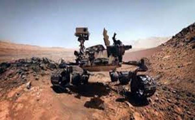 توهج الشمس على الكوكب الأحمر…