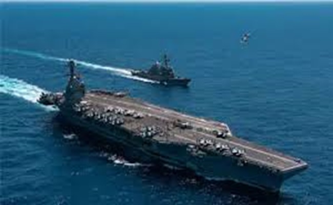 حرب حاملات الطائرات نووية من أجل السيطرة على المحيطين الهندي والهادئ
