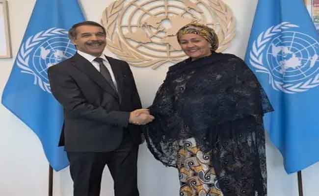 بوالزرد يتباحث مع نائبة الأمين العام للأمم المتحدة بنيويورك
