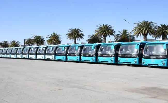 استلام الجزائر ووهران 908 حافلة جديدة