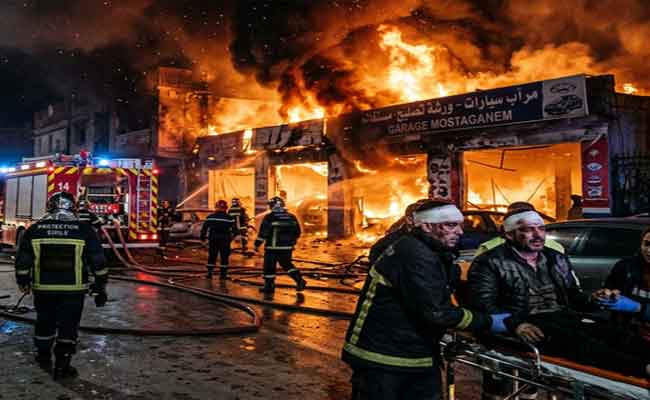 نشوب حريق داخل مرأب يخلف 9 مصابين بمستغانم