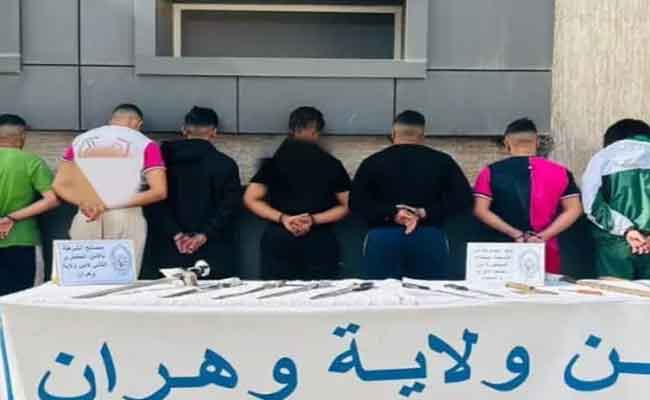 تفكيك عصابة أحياء روعت الساكنة بوهران