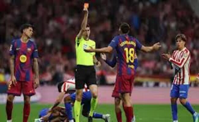 إيقاف حكم الـ”VAR” بعد جدل مباراة برشلونة وأتلتيكو مدريد…