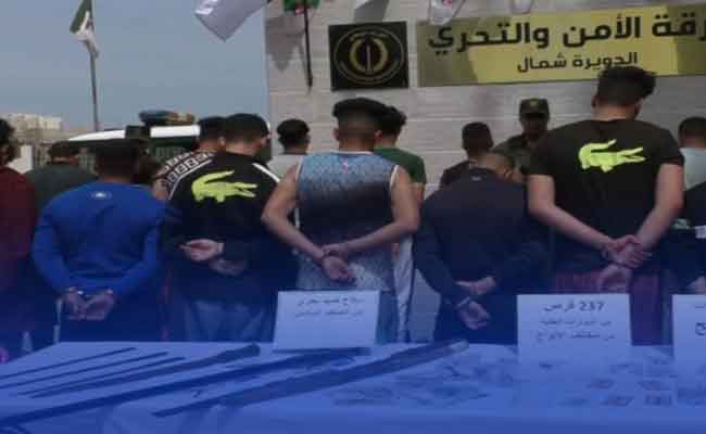 الدرك يطيح بعصابتي أحياء روعتا الساكنة بالدويرة