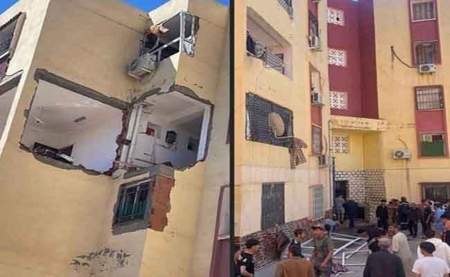 انفجار الغاز بشقة يخلف 5 مصابين ببرج بوعريريج