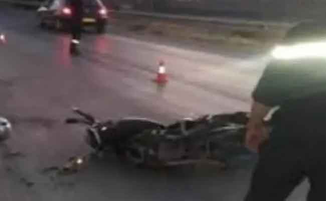 انحراف دراجة نارية يخلف قتيلا وجريحا بمستغانم