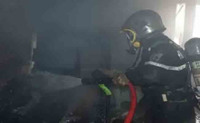 نشوب حريق في بناية يخلف 4 مصابين بعين الدفلى