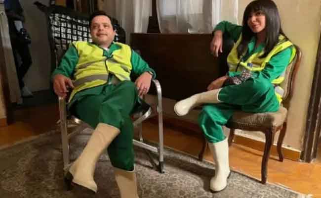 فيلم الجواهرجي…أحمد السعدني يتدخل لحل أزمات محمد هنيدي ومنى زكي الزوجية