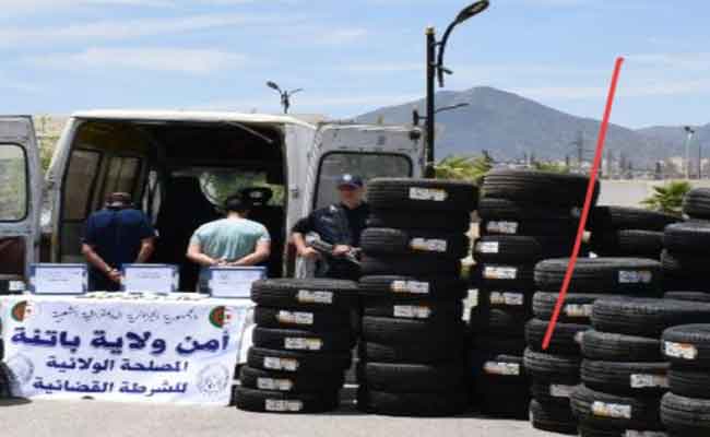 الإطاحة بشخصين متلبسان بـ224 عجلة مطاطية موجهة للمضاربة بباتنة