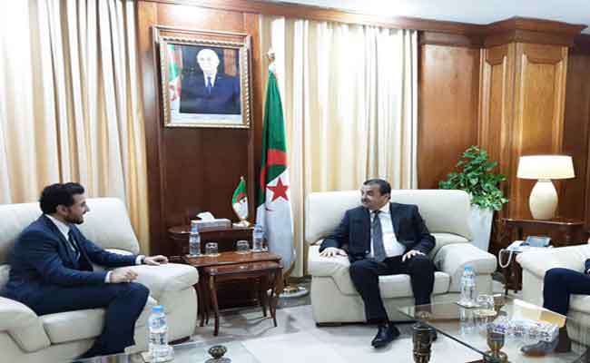 استقبال عرقاب المدير العام لشركة مداد للطاقة شمال إفريقيا السعودية