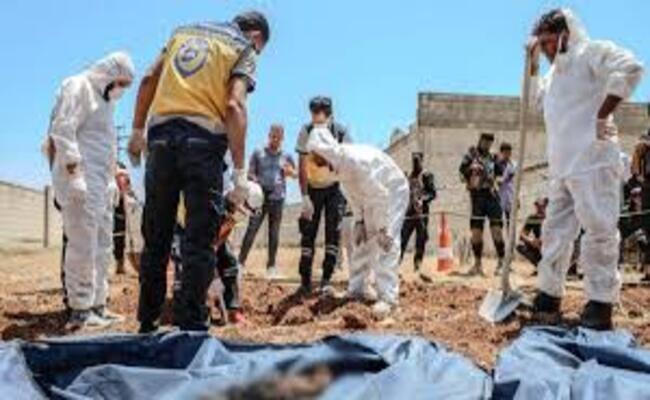 سوريا…العثور على مقبرة جماعية في ‏صيدنايا