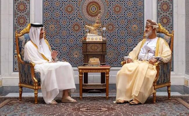 عُمان وقطر تؤكدان ضرورة إنهاء حالة الحرب في المنطقة