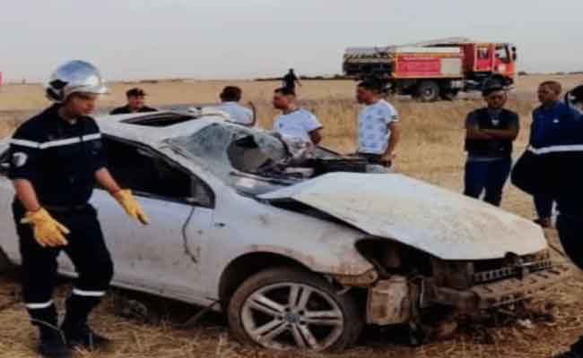 انقلاب سيارة يخلف 3 قتلى و4 جرحى بتيارات